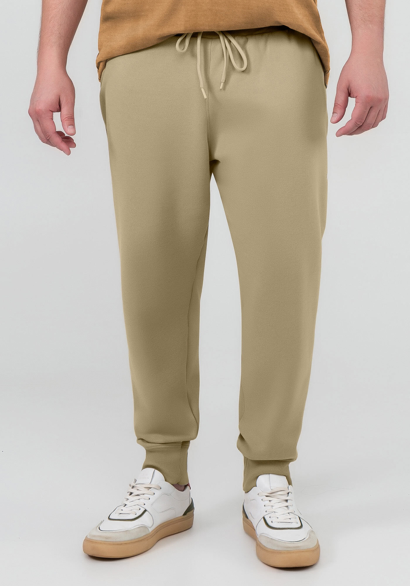 Calça moletom caqui shop masculina