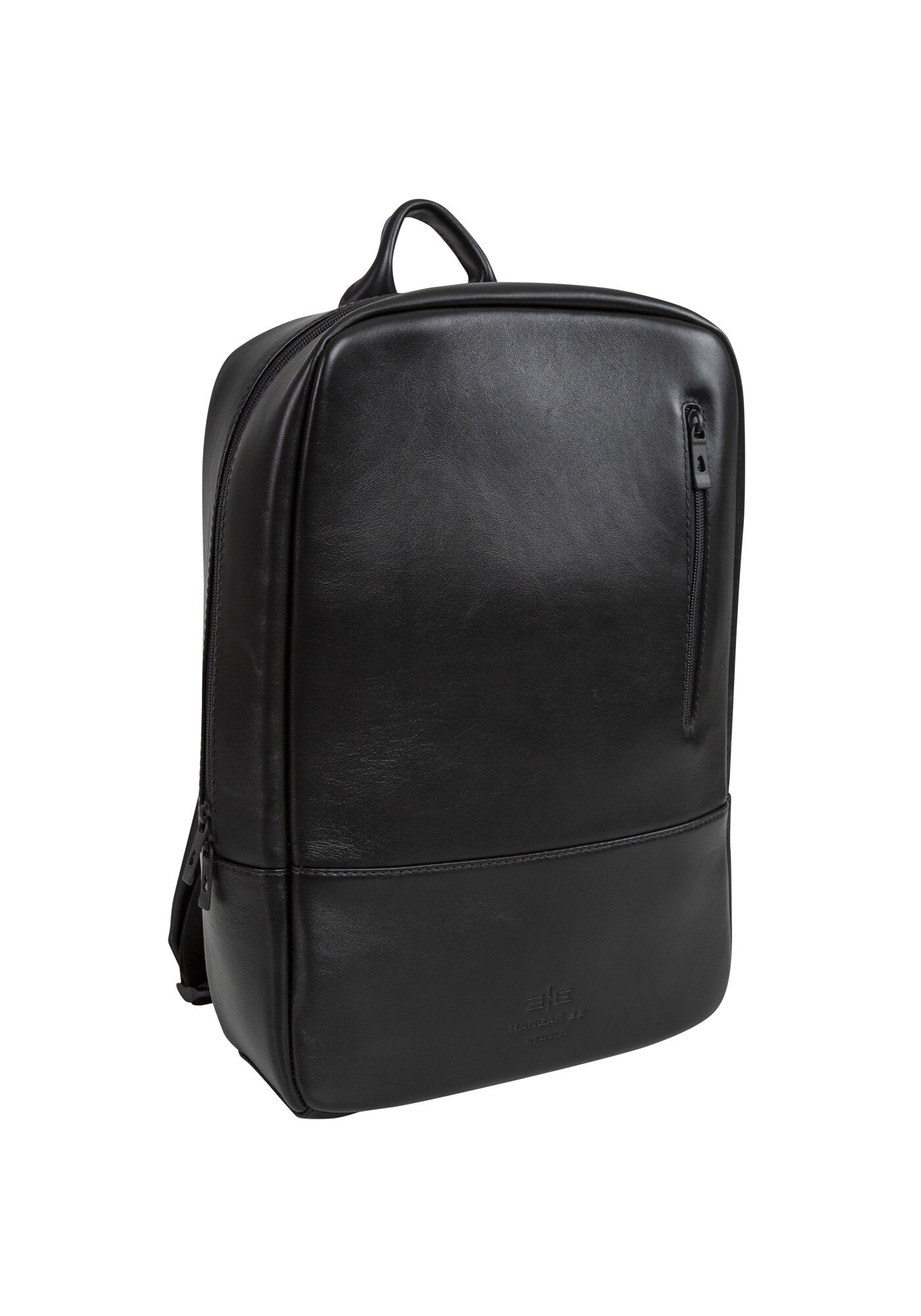 Mochila Masculina em Couro, PRETO REATIVO, large.