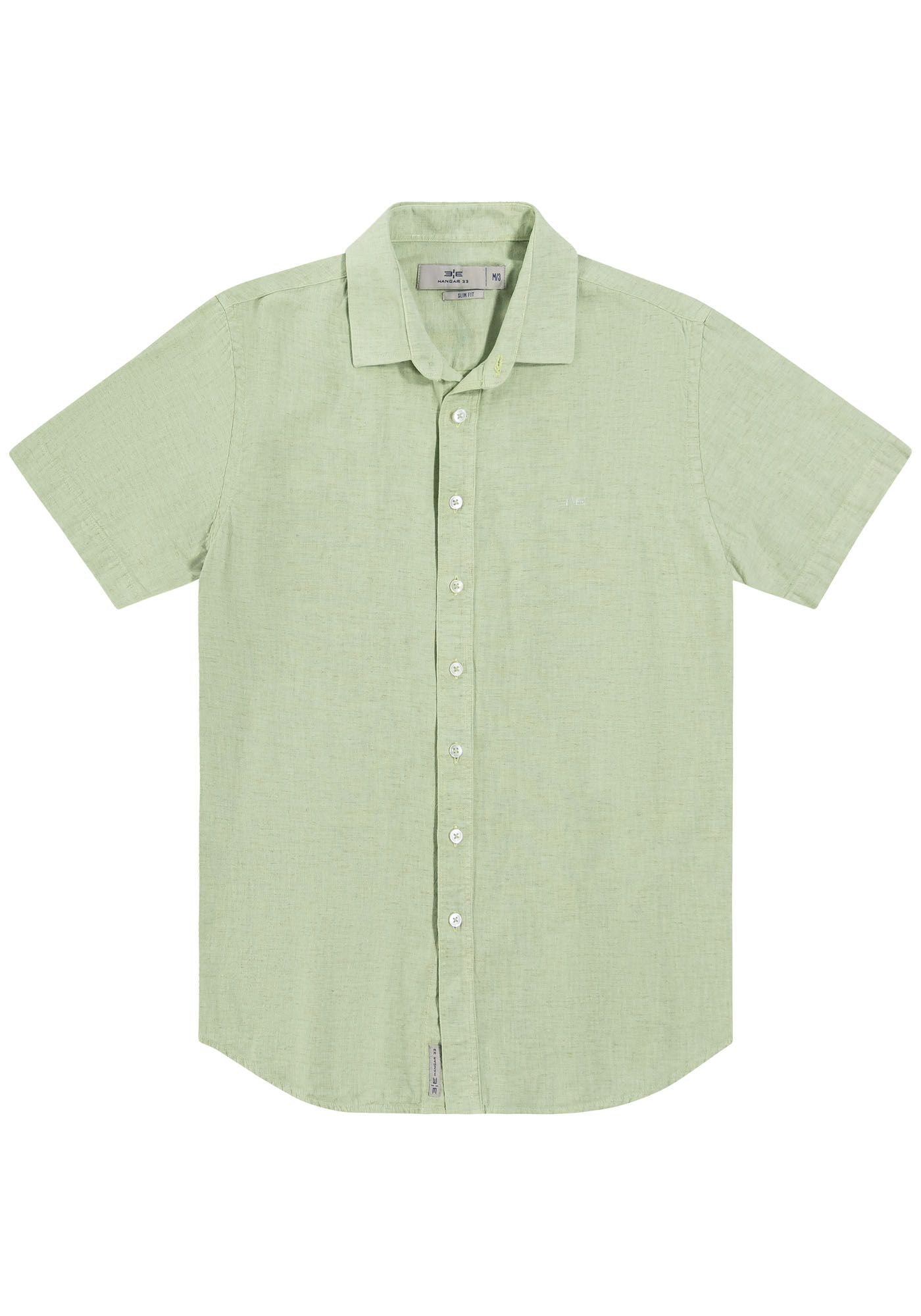 Camisa manga curta masculina linho hotsell