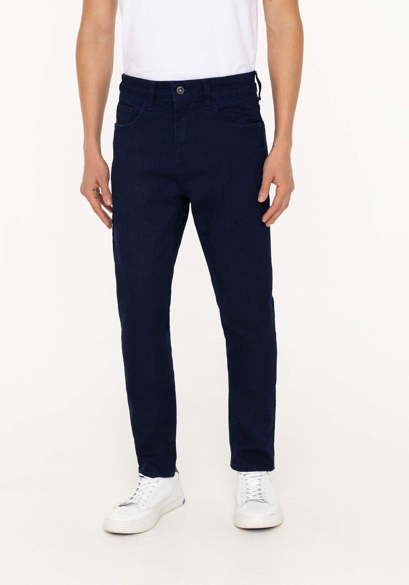 Cal&ccedil;a Jeans Skinny Amaciada Com Elastano Turboh&eacute;lice, JEANS, large.