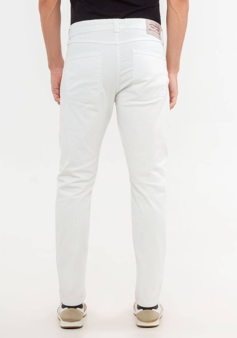 Calça Sarja Repele Líquidos, BRANCO. Calça Sarja Repele Líquidos, BRANCO, large.