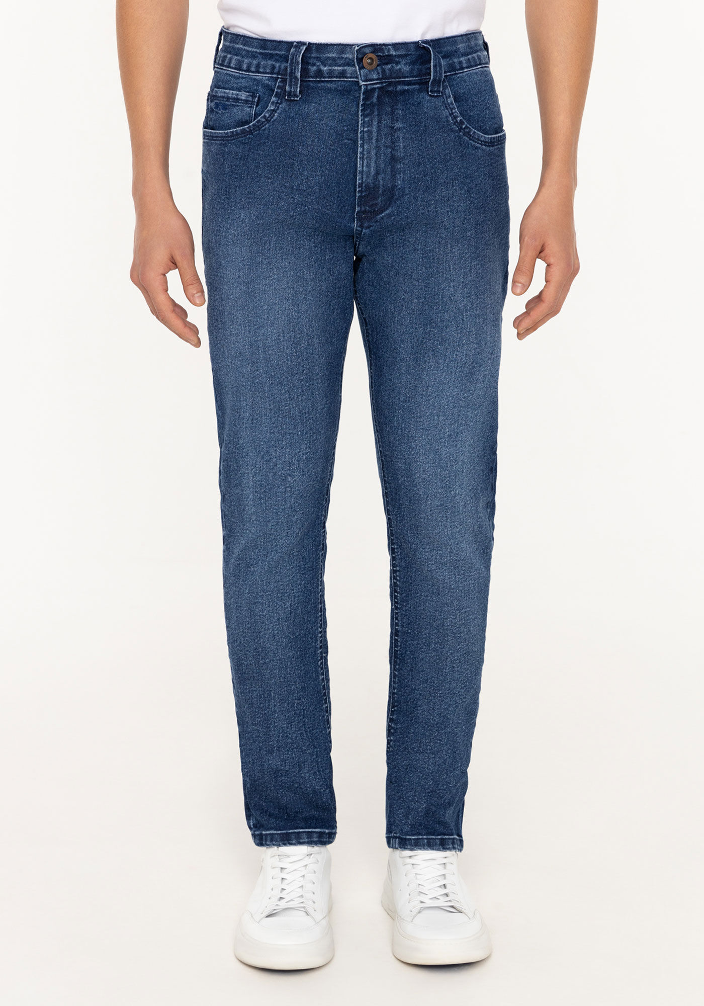 Cal&ccedil;a Jeans Skinny Masculina Turboh&eacute;lice Com Elastano, JEANS, large.