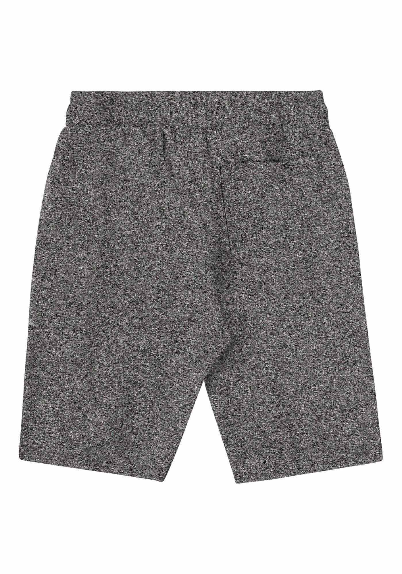 Bermuda Juvenil Masculina em Moletom, MESCLA ESCURO, large.