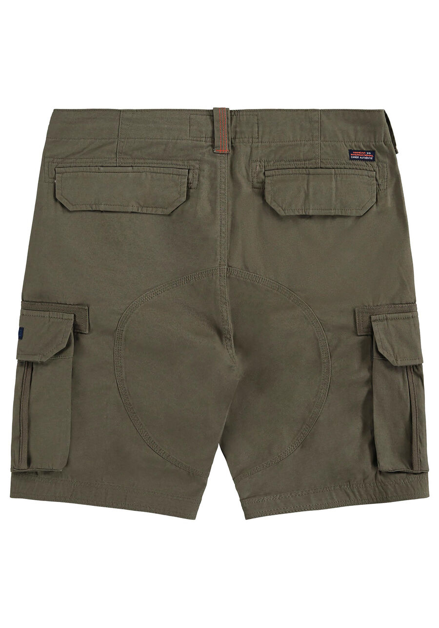 Bermuda Cargo Masculina  em Sarja, VERDE SILVESTRE, large.