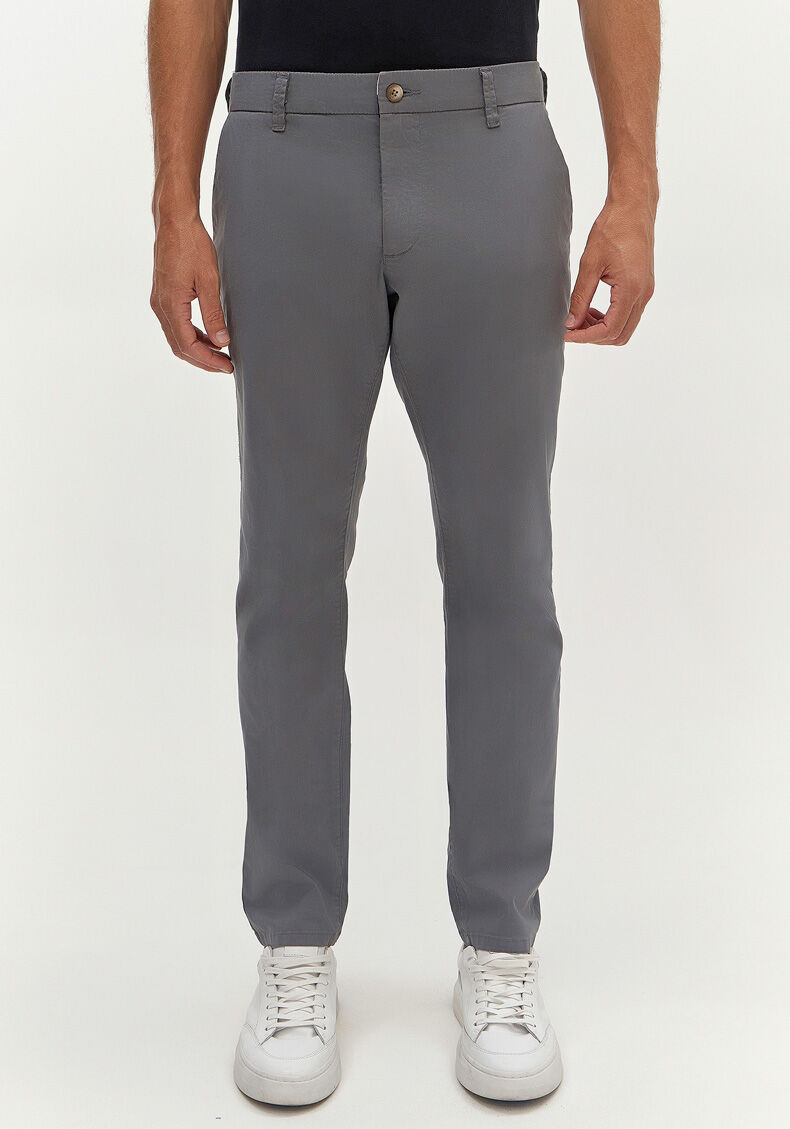 Cal&ccedil;a Skinny Turboh&eacute;lice Em Sarja Com Elastano, CINZA NIGHTCALL, large.