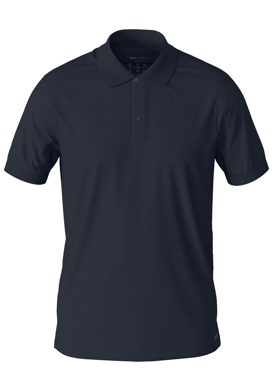 Camisa Polo Masculina em Malha Piquet Poliamida, MARINHO ACTION. Camisa Polo Masculina em Malha Piquet Poliamida, MARINHO ACTION, large.