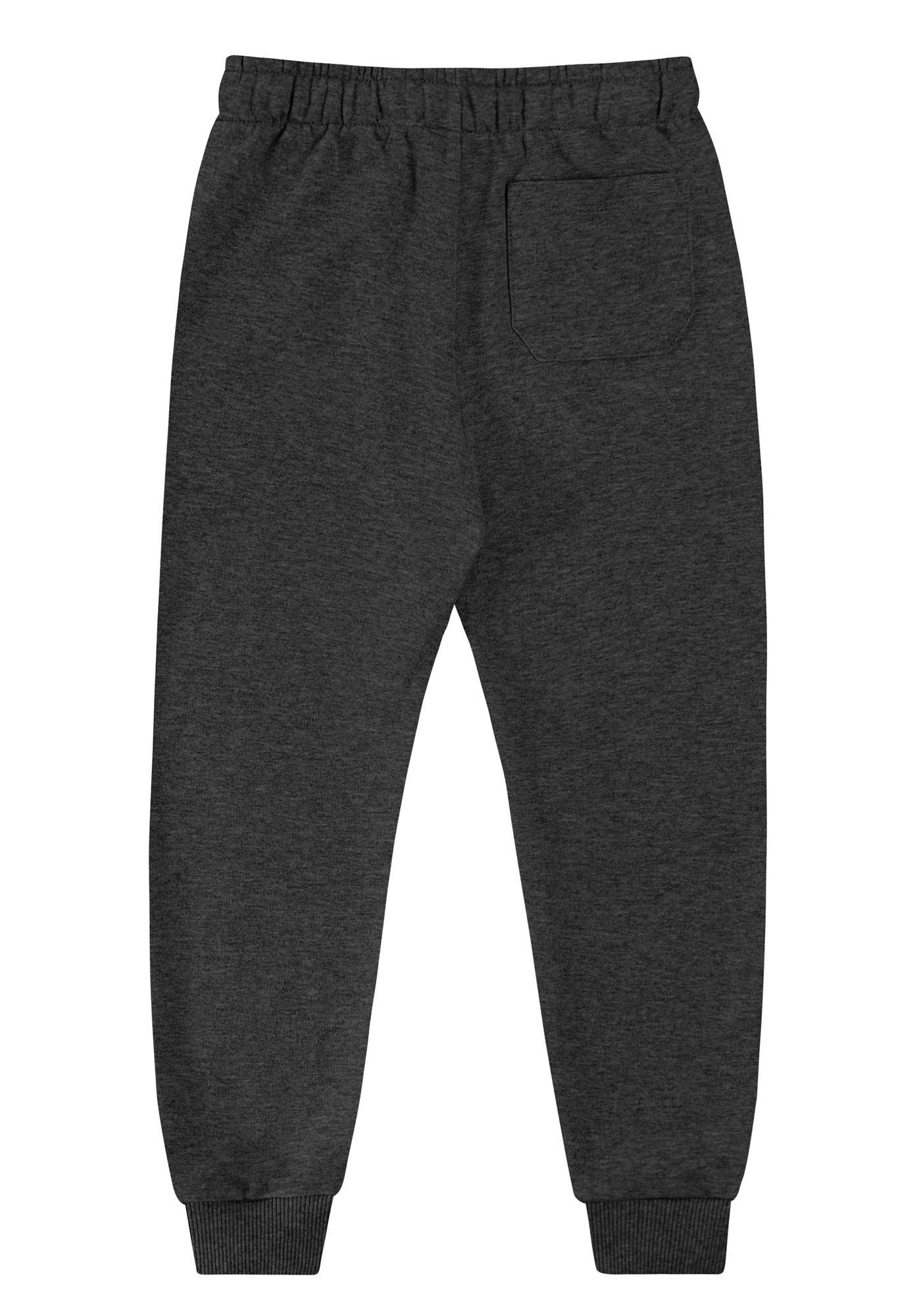 Cal&ccedil;a em Moletom com Bolsos Tal Pai Tal Filho Infantil, GRAFITE, large.