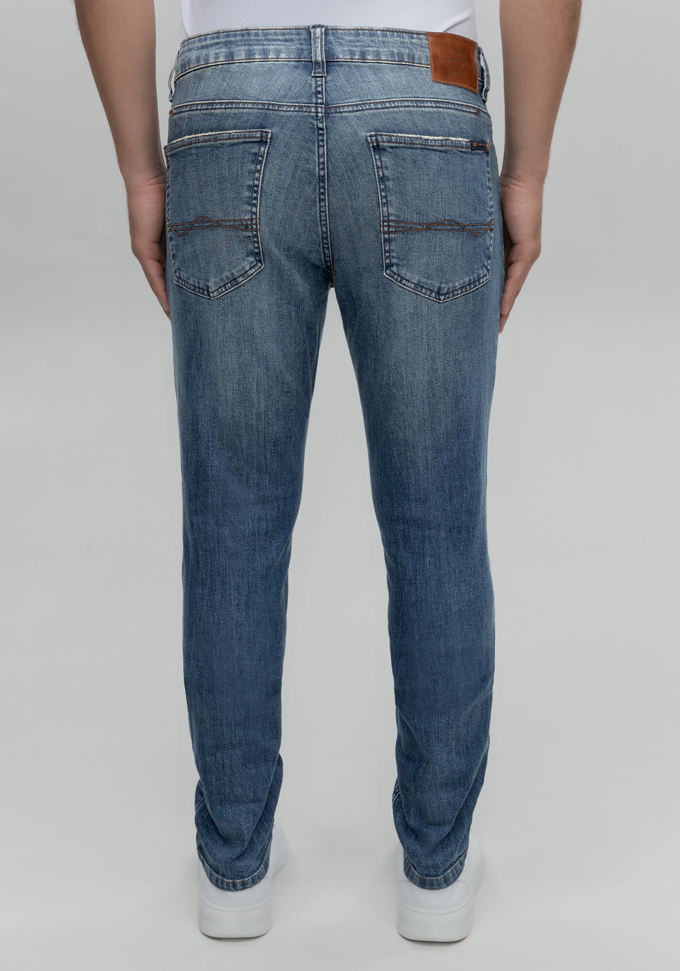 Cal&ccedil;a Jeans Com Elastano, JEANS, large.