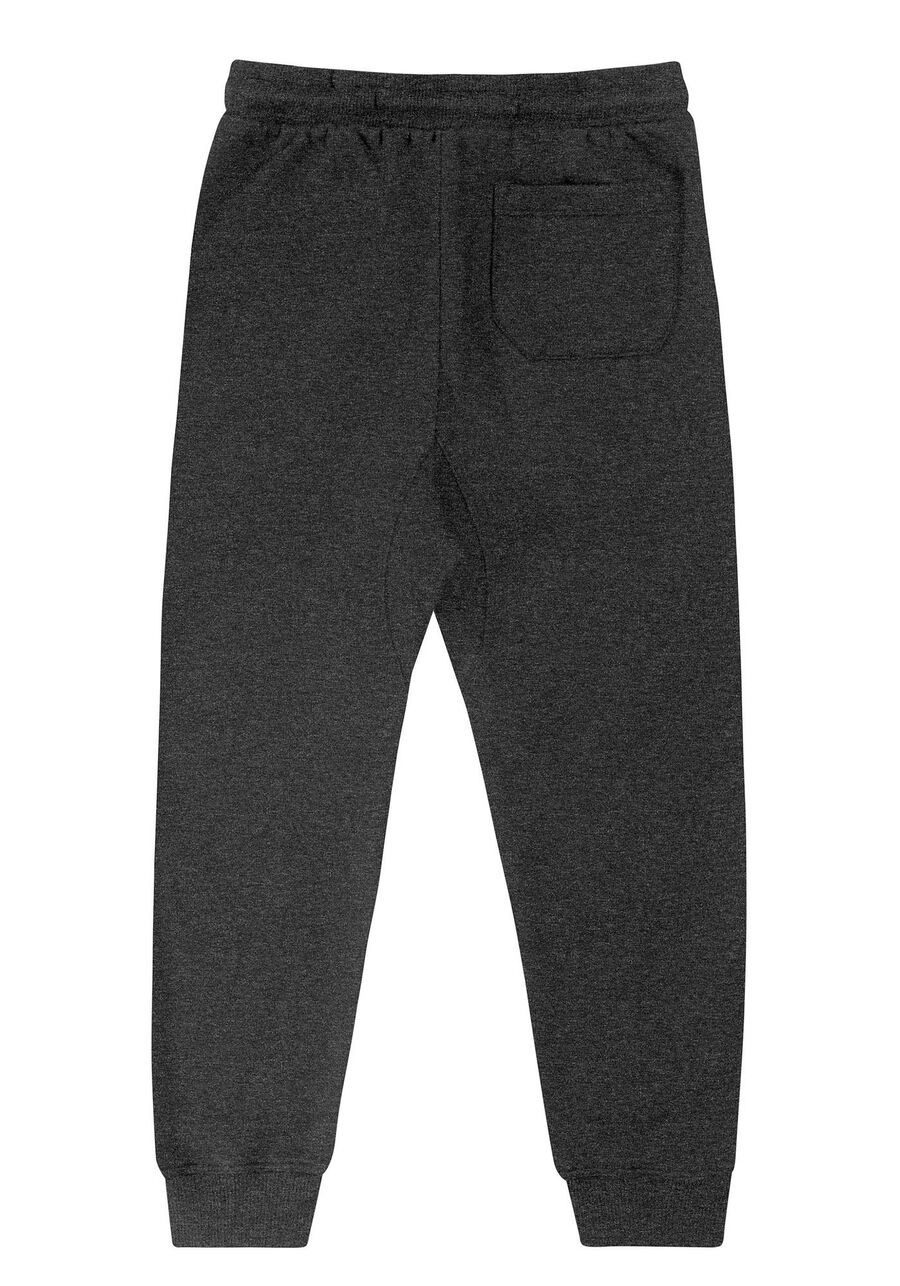 Calça Jogging em Moletom Tal Pai Tal Filho Infantil, GRAFITE, large.