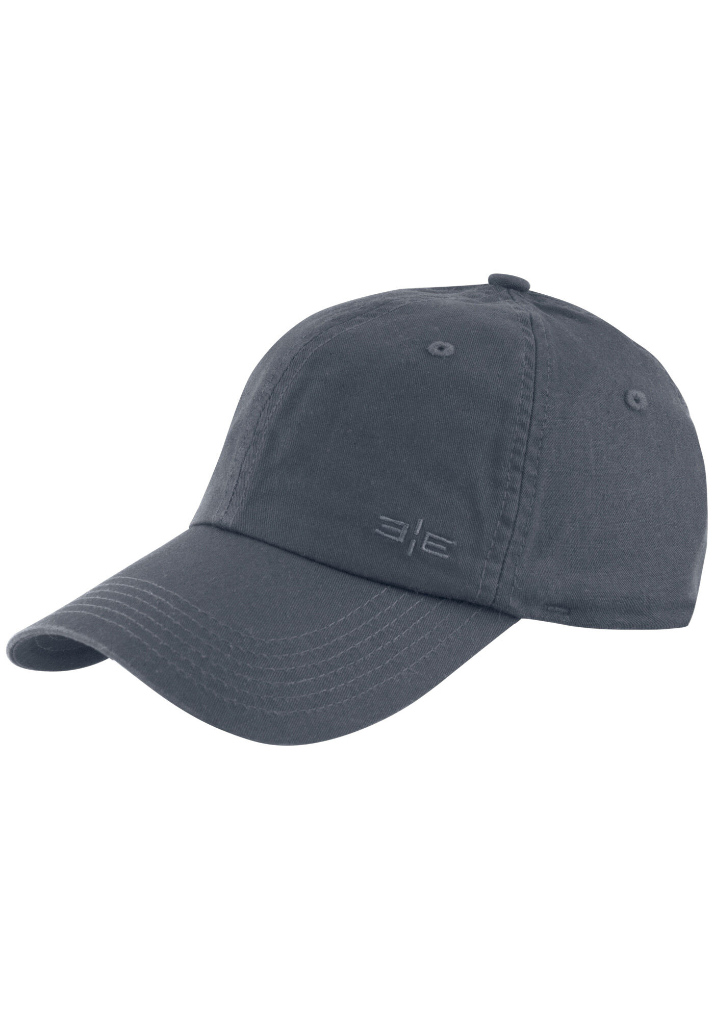 Bon&eacute; Aba Curva Com Bordado Em Sarja, CINZA NIGHTCALL, large.