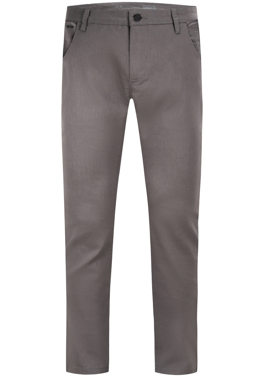 Calça Sarja Masculina Skinny Chino Não Desbota, CINZA NOTI. Calça Sarja Masculina Skinny Chino Não Desbota, CINZA NOTI, large.