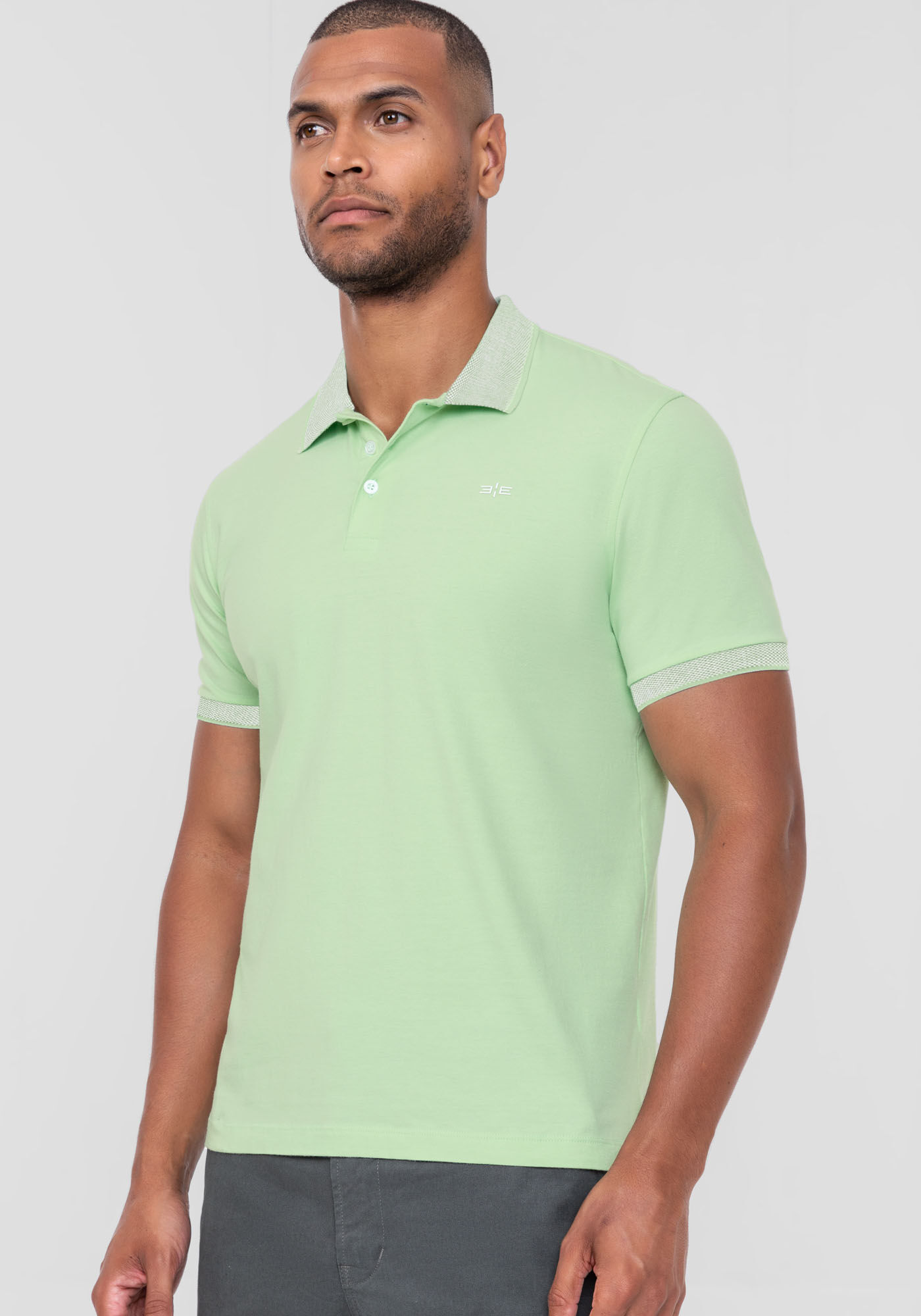 Camisa Polo Masculina com Detalhe Retilinea Hangar 33