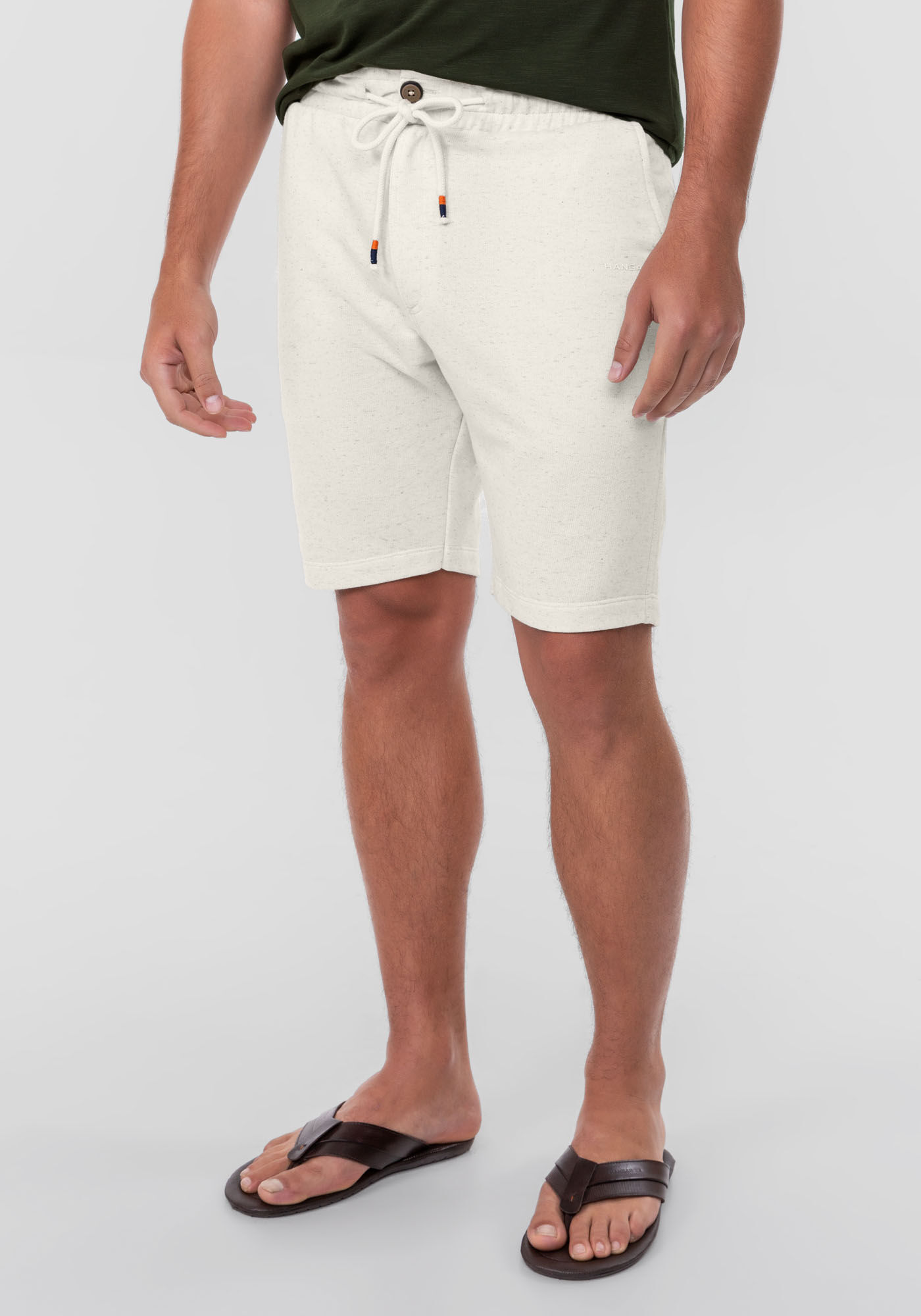 Bermuda moletom best sale branca masculina