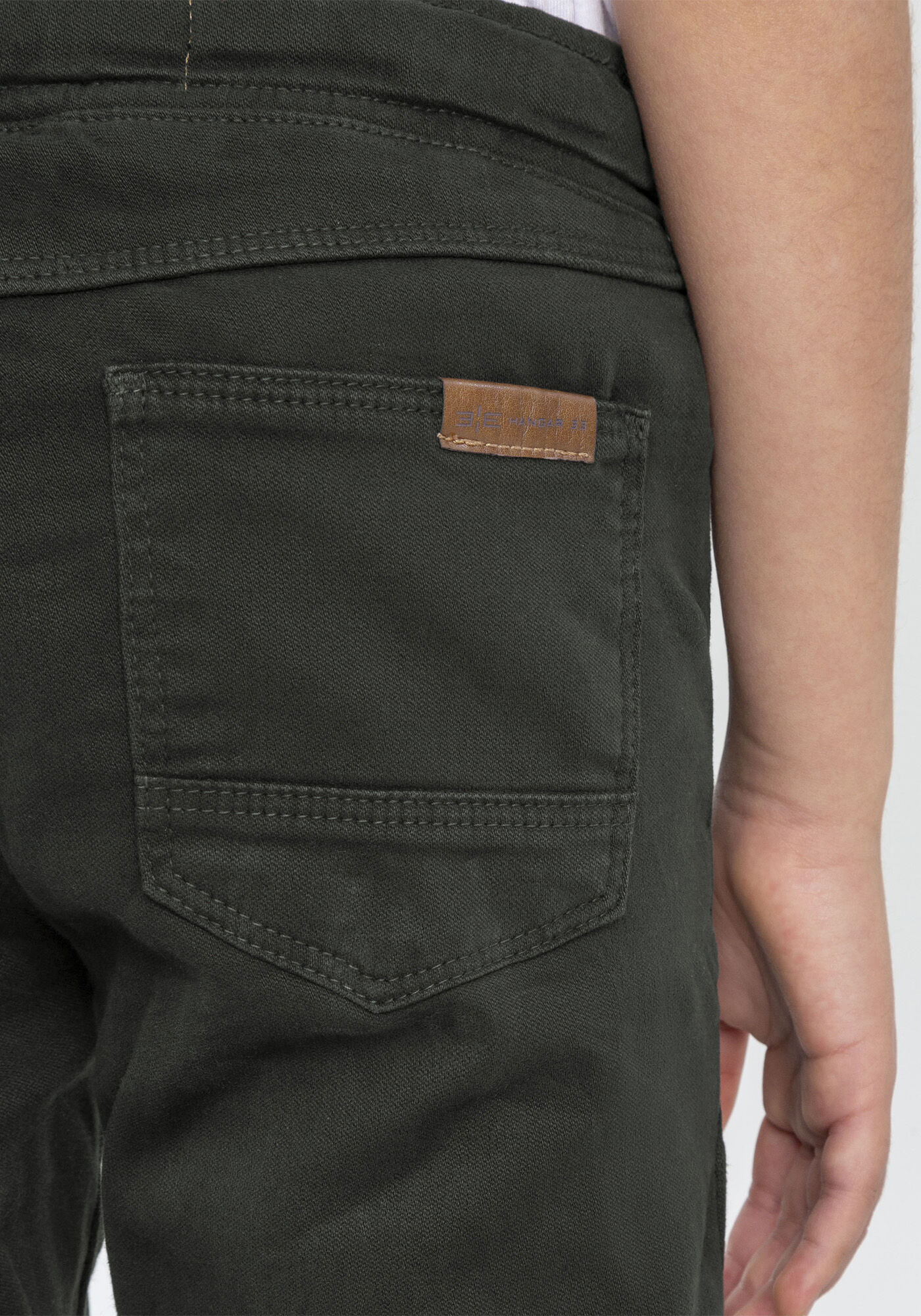 Cal&ccedil;a Sarja Infantil Menino Jogging com Elastano, VERDE FURIA, large.