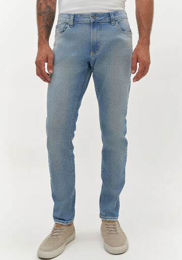 Calça Jeans Masculina Skinny Estonada, JEANS. Calça Jeans Masculina Skinny Estonada, JEANS, large.