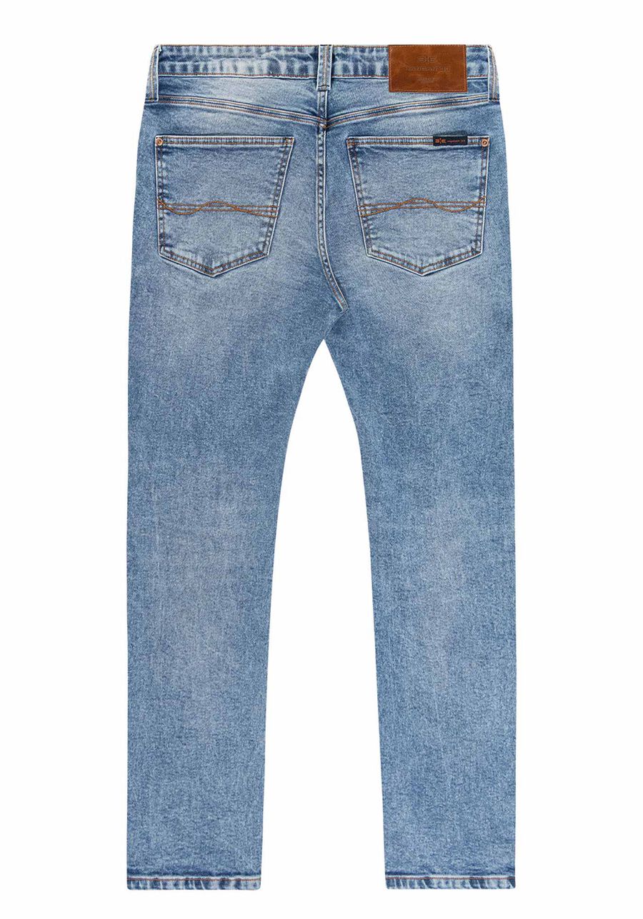 Calça Jeans Masculina Slim com Bolso Celular, JEANS, large.