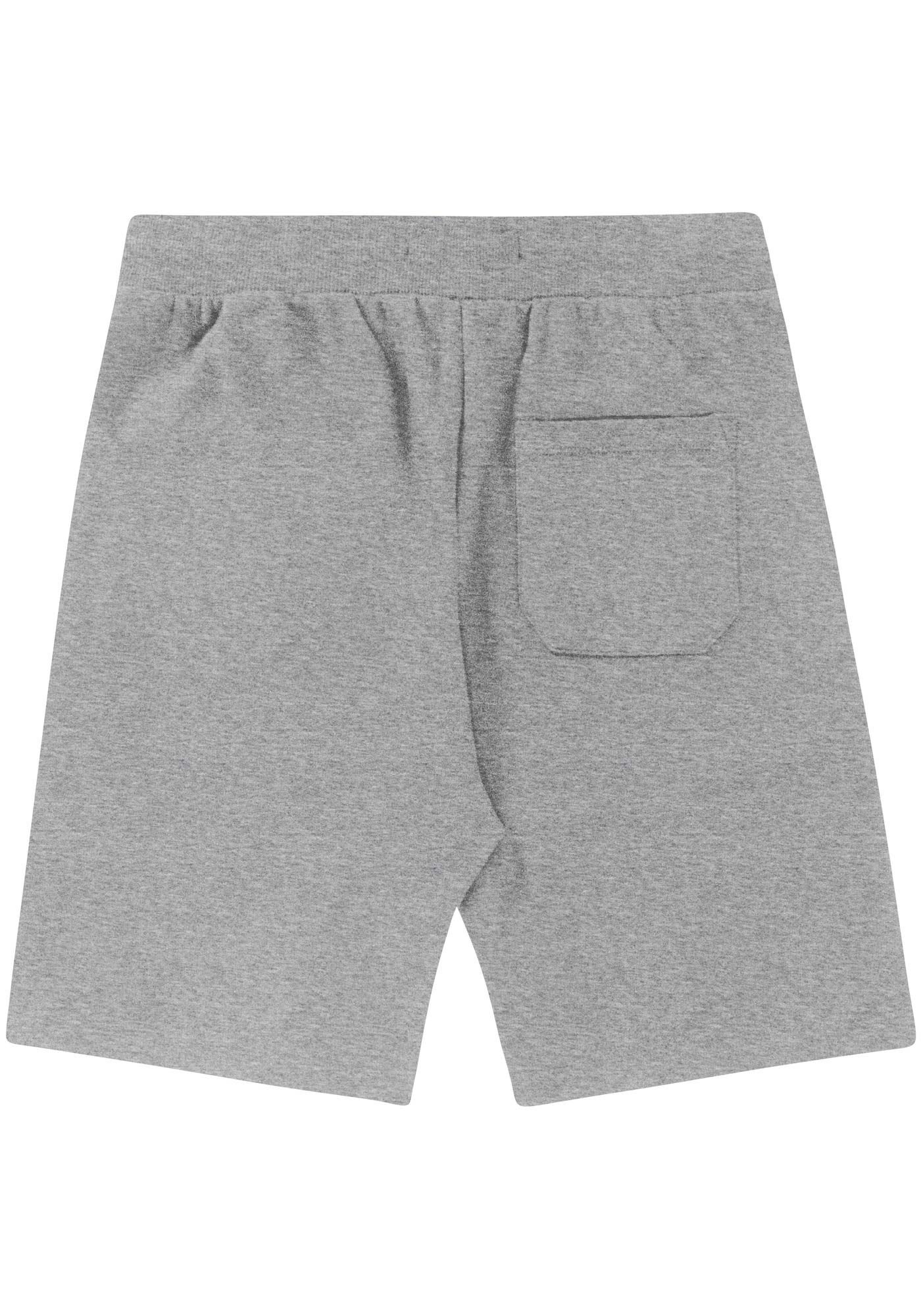 Bermuda em Moletom com Bolsos, MESCLA MEDIO, large.