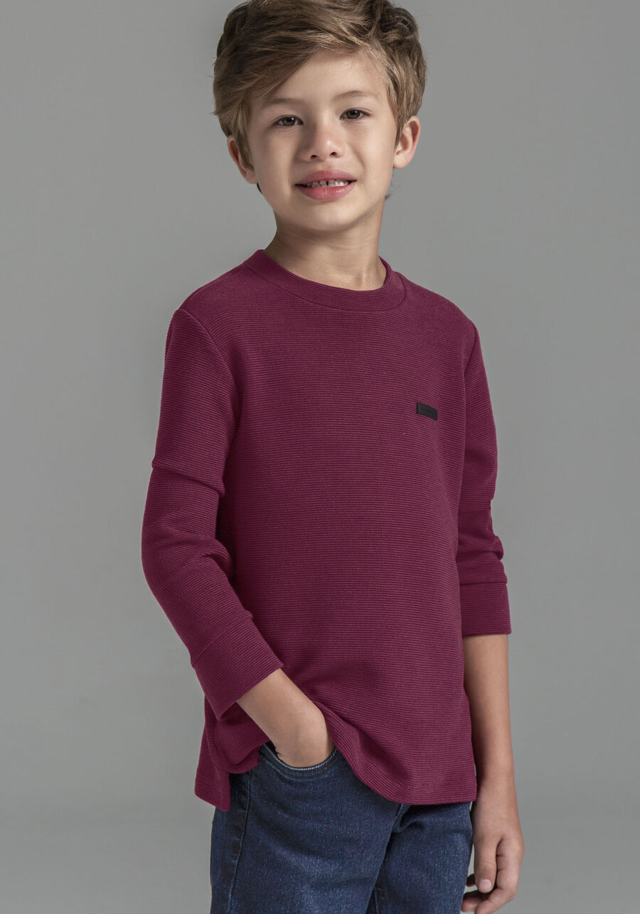 Blusão Infantil Tal Pai Tal Filho, BORDO WITCH. Blusão Infantil Tal Pai Tal Filho, BORDO WITCH, large.