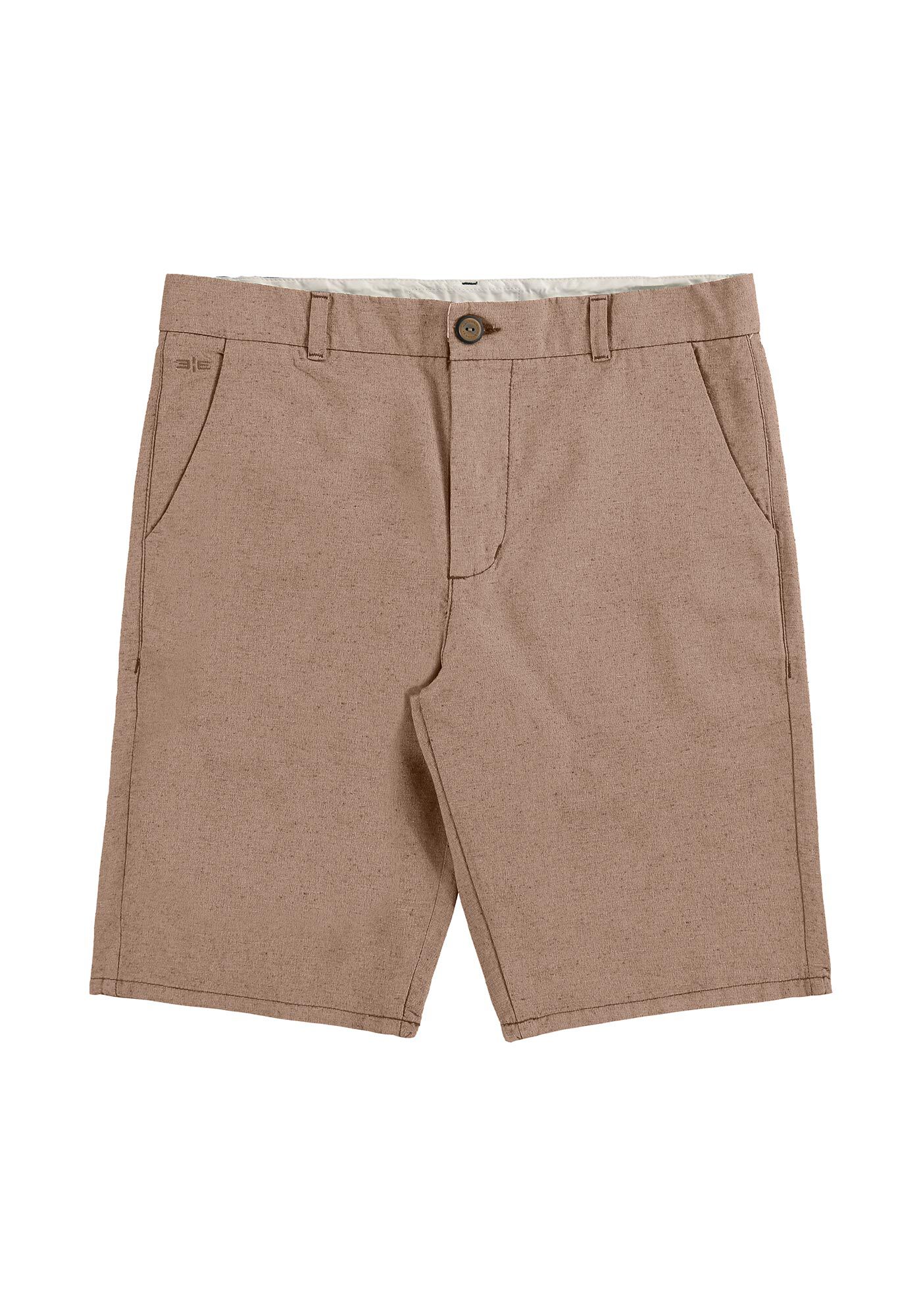 Bermuda Chino masculina  Fibra Recicl&aacute;vel, CARAMELO, large.