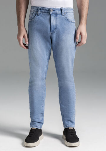 Calça Jeans Masculina Skinny Clara com Elastano, JEANS. Calça Jeans Masculina Skinny Clara com Elastano, JEANS, large.