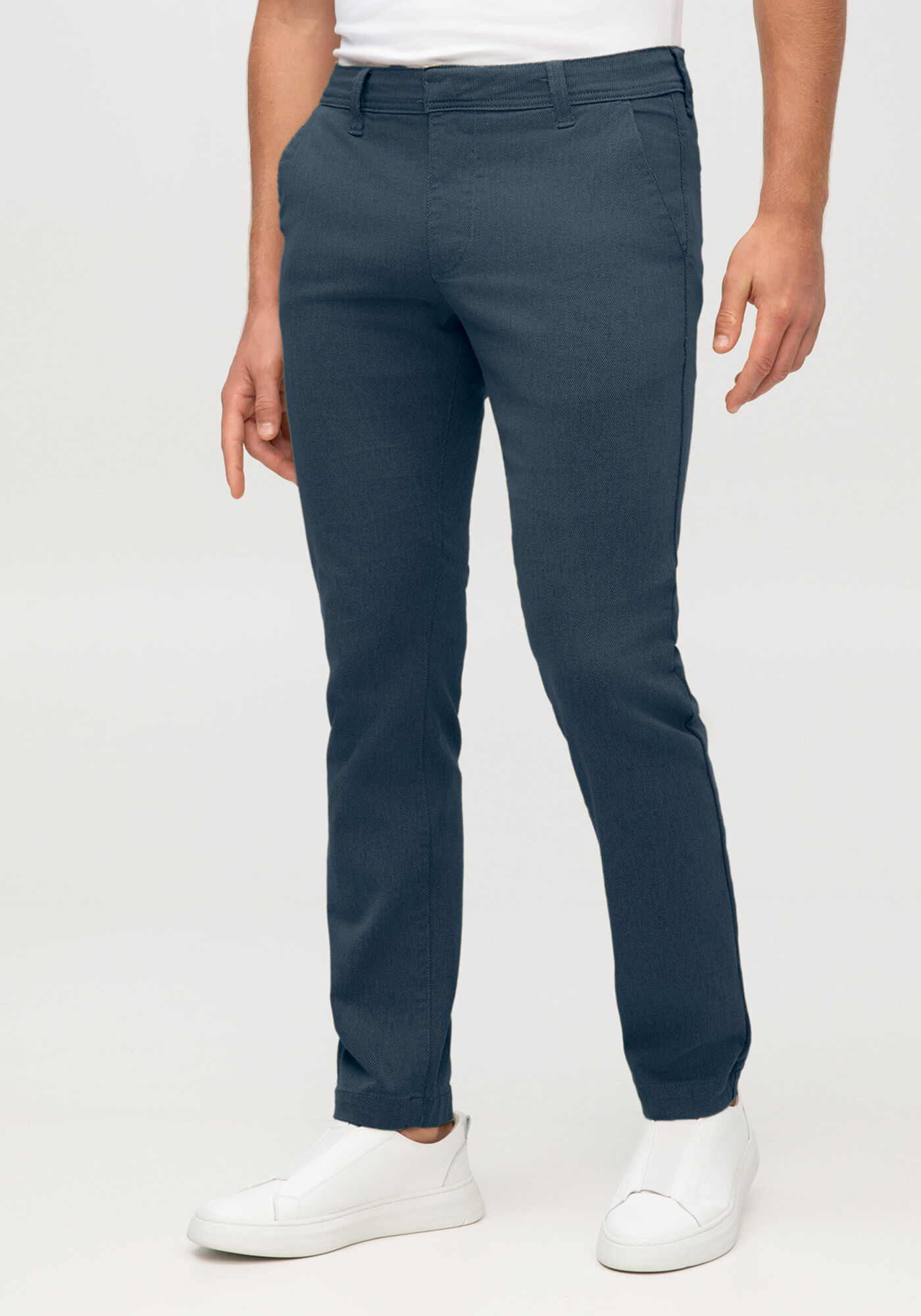 Cal&ccedil;a Sarja Masculina Slim Alfaiataria, AZUL PR&Uacute;SSIA, large.