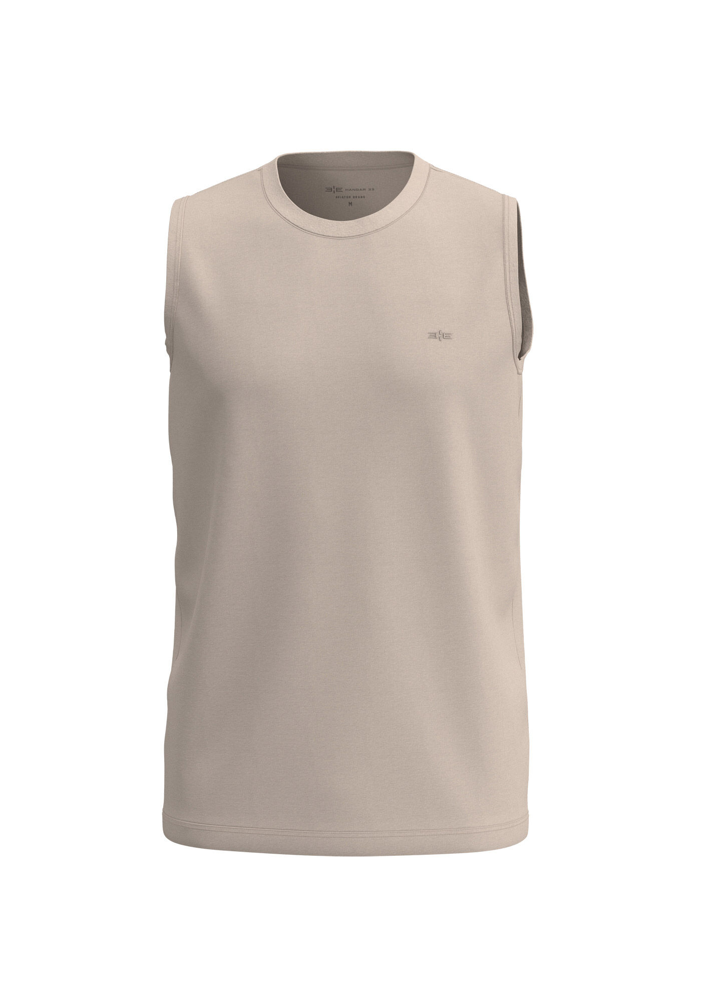 Regata Colors Em Meia Malha De Algod&atilde;o Respons&aacute;vel, BEGE SILVERSTONE, large.