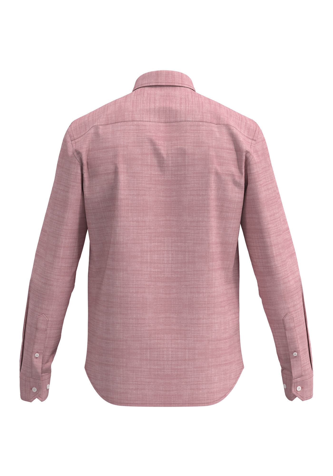 Camisa De Mangas Longas Slim Fit Em Algod&atilde;o Leve, BORDO WITCH, large.