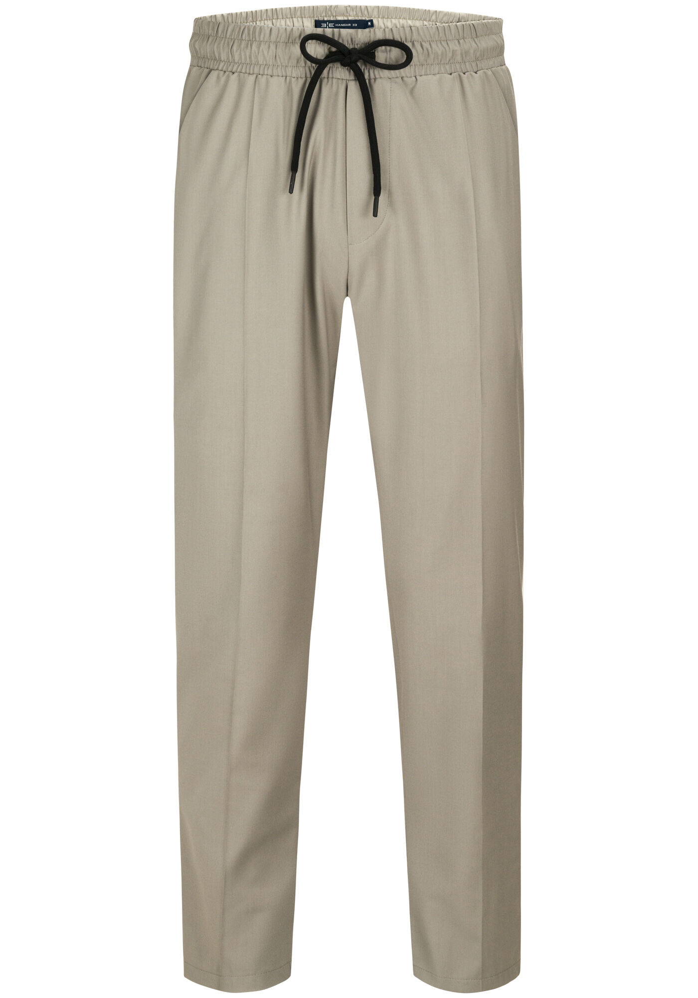 Cal&ccedil;a Masculina em Tecido Alfaiataria com Cadar&ccedil;o, BEGE RUSSET, large.