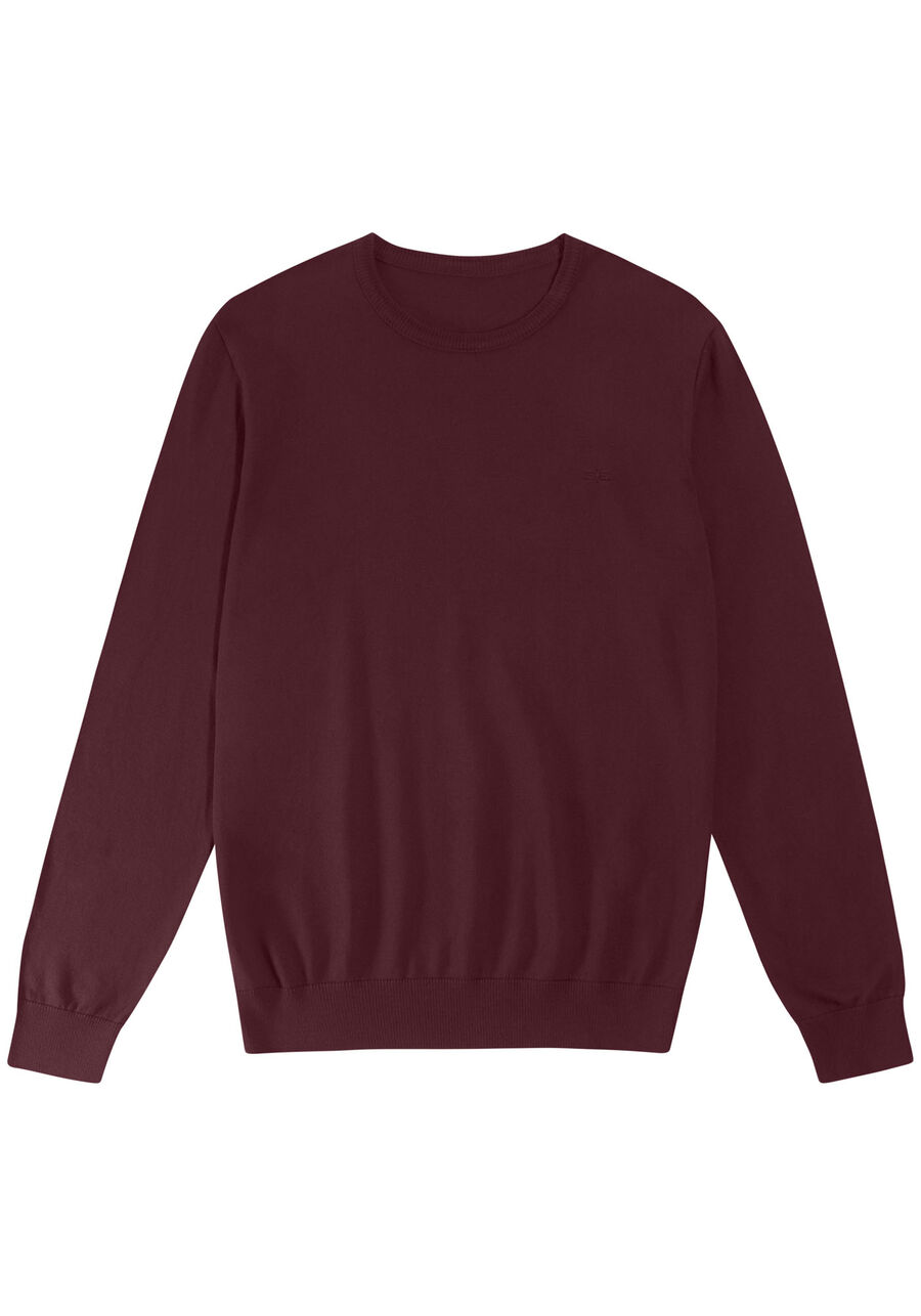 Blusão Masculino em Tricô, BORDO WITCH. Blusão Masculino em Tricô, BORDO WITCH, large.