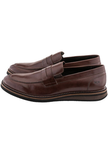 Mocassim Masculino Loafer Marrom, MARROM FOXY. Mocassim Masculino Loafer Marrom, MARROM FOXY, large.