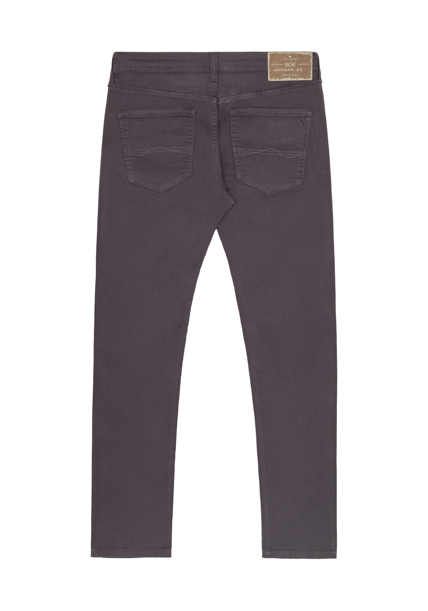 Cal&ccedil;a Sarja Masculina Slim TurboFan, CINZA NOTI, large.