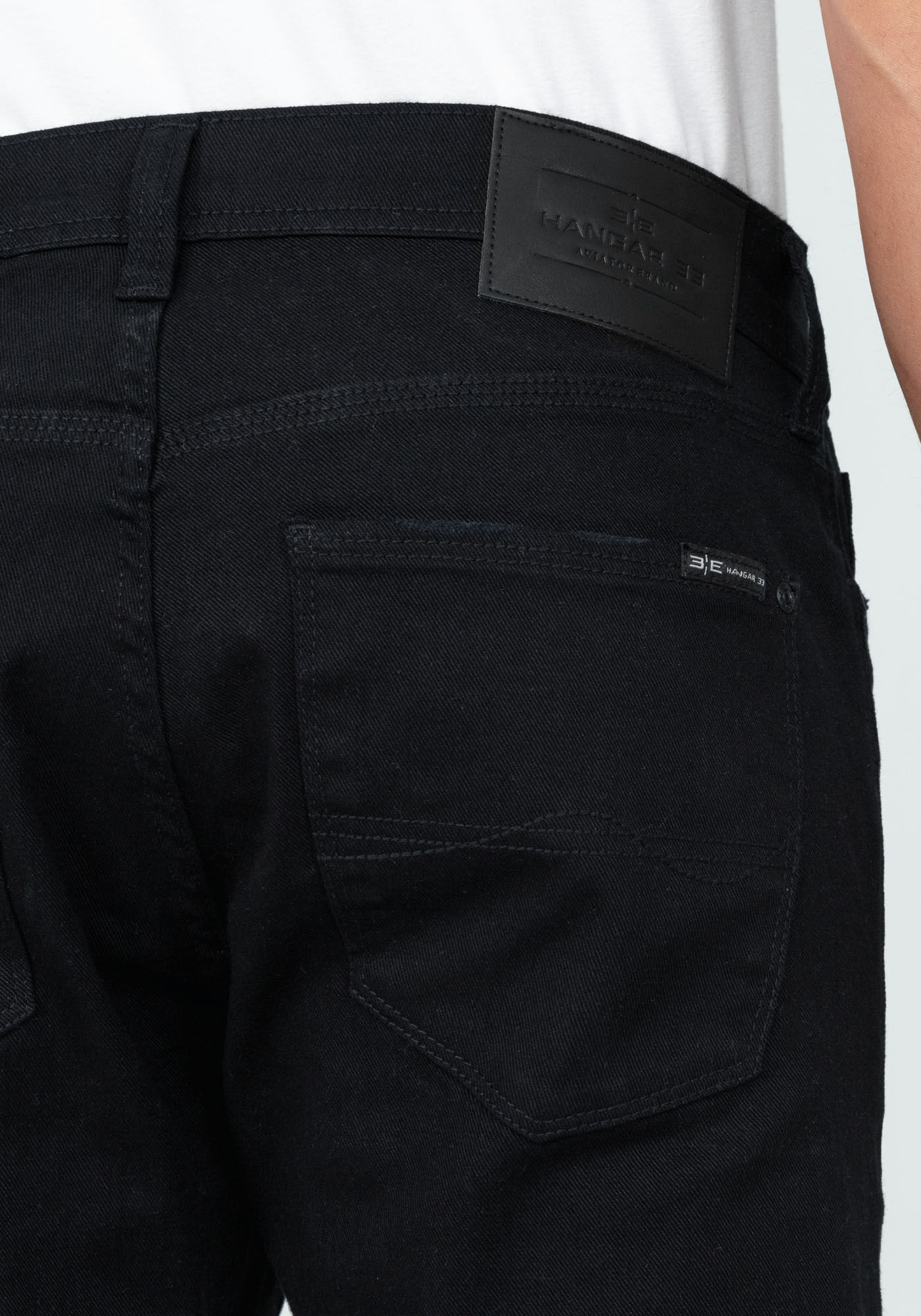 Cal&ccedil;a Sarja Skinny Turboh&eacute;lice N&atilde;o Desbota, PRETO REATIVO, large.