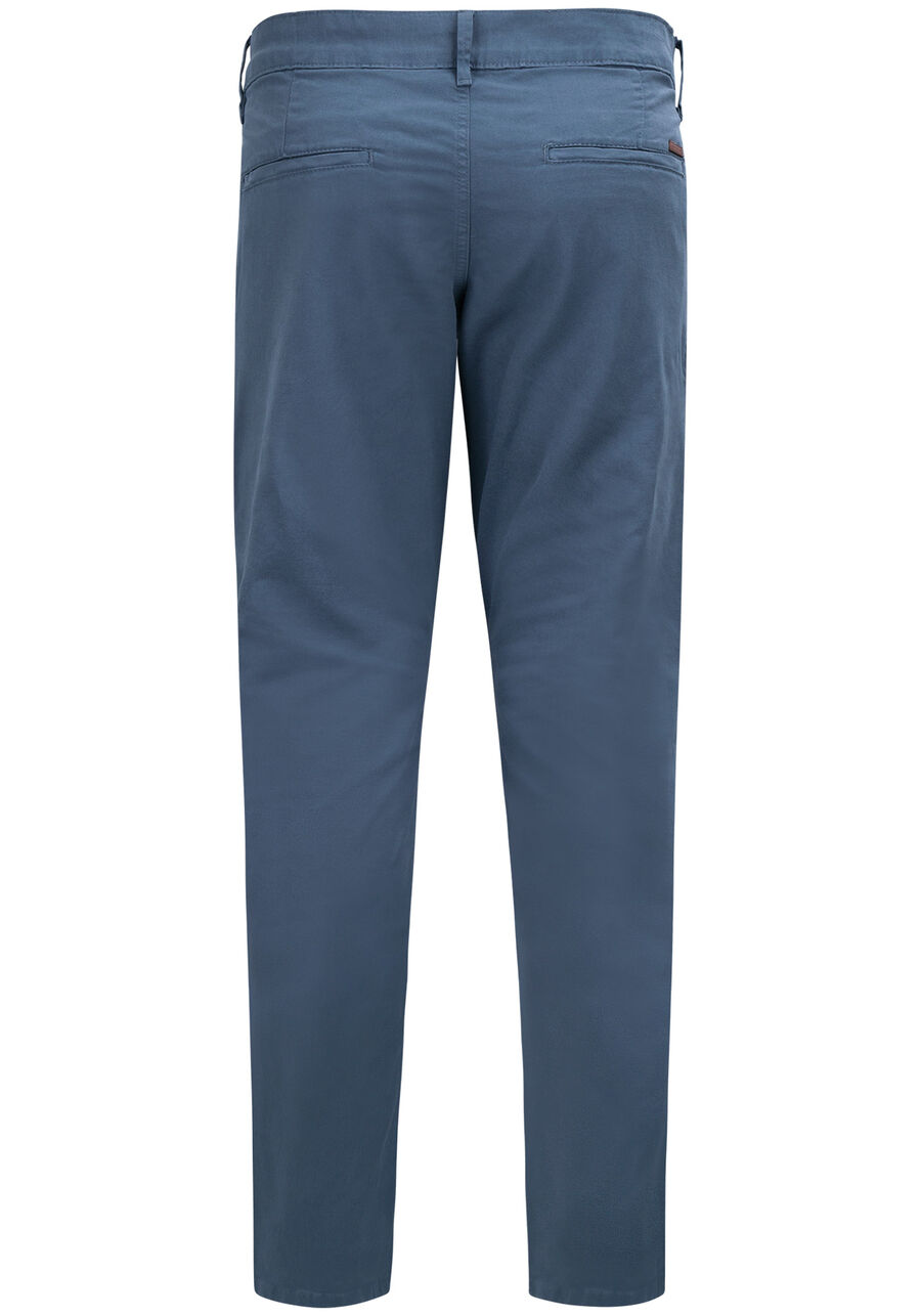 Calça Slim Turbofan Em Sarja Com Elastano, AZUL SEED. Calça Slim Turbofan Em Sarja Com Elastano, AZUL SEED, large.