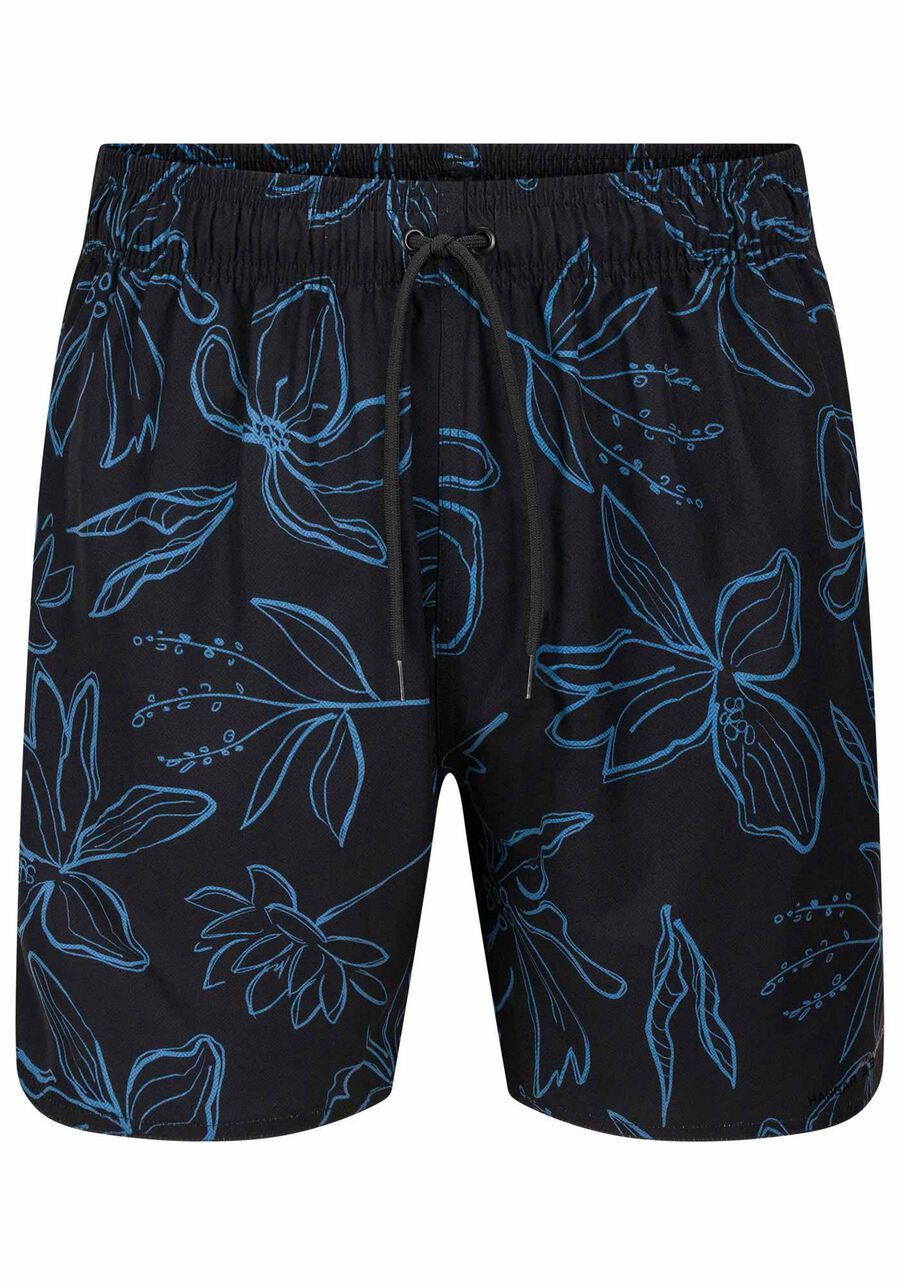 Shorts Masculino com Estampa Floral, MARINHO ACTION. Shorts Masculino com Estampa Floral, MARINHO ACTION, large.