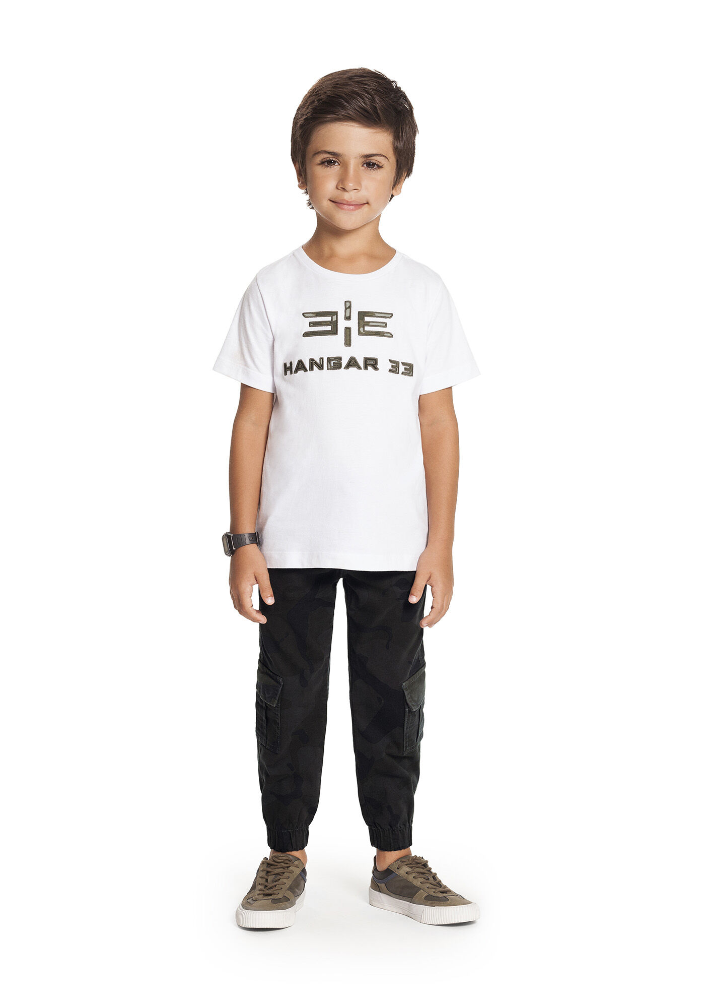 Camiseta Bordado Camuflado, BRANCO, large.