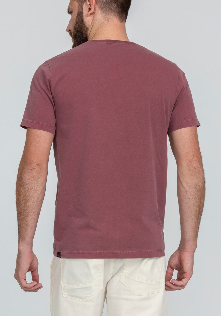 Camiseta em Malha Estampa My Destiny, BORDO WITCH. Camiseta em Malha Estampa My Destiny, BORDO WITCH, large.