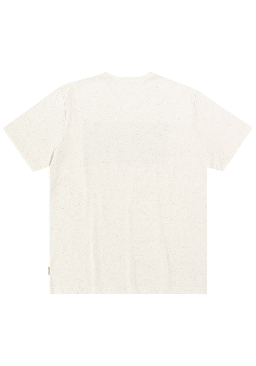 Camiseta Masculina em Malha Linho Big & Tall, BRANCO OFF WHITE, large.