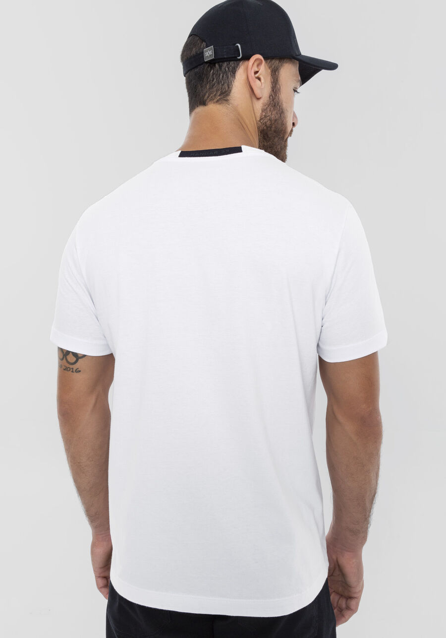 Camiseta Masculina em Malha Leve Tal Pai Tal Filho, BRANCO. Camiseta Masculina em Malha Leve Tal Pai Tal Filho, BRANCO, large.
