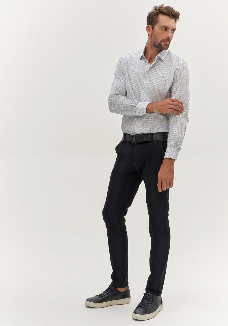 Camisa Masculina Comfort em Tricoline, VERDE, large.