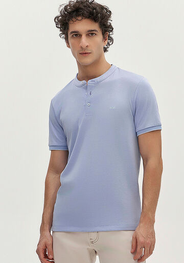 Camisa Gola Padre Masculina Tal Pai Tal Filho, AZUL BRIGHT. Camisa Gola Padre Masculina Tal Pai Tal Filho, AZUL BRIGHT, large.