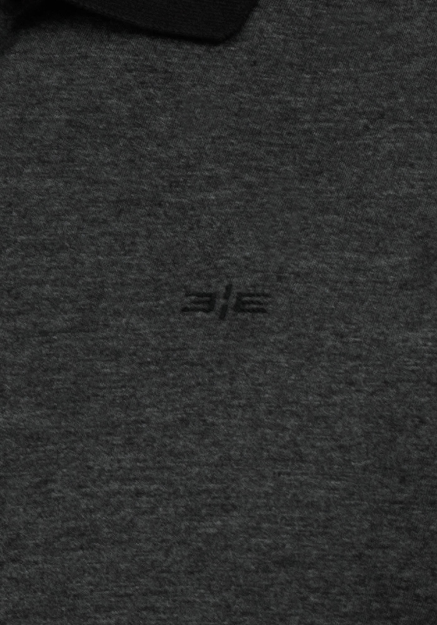 Camisa Polo em Malha Flex com Retil&iacute;nea, PRETO REATIVO, large.