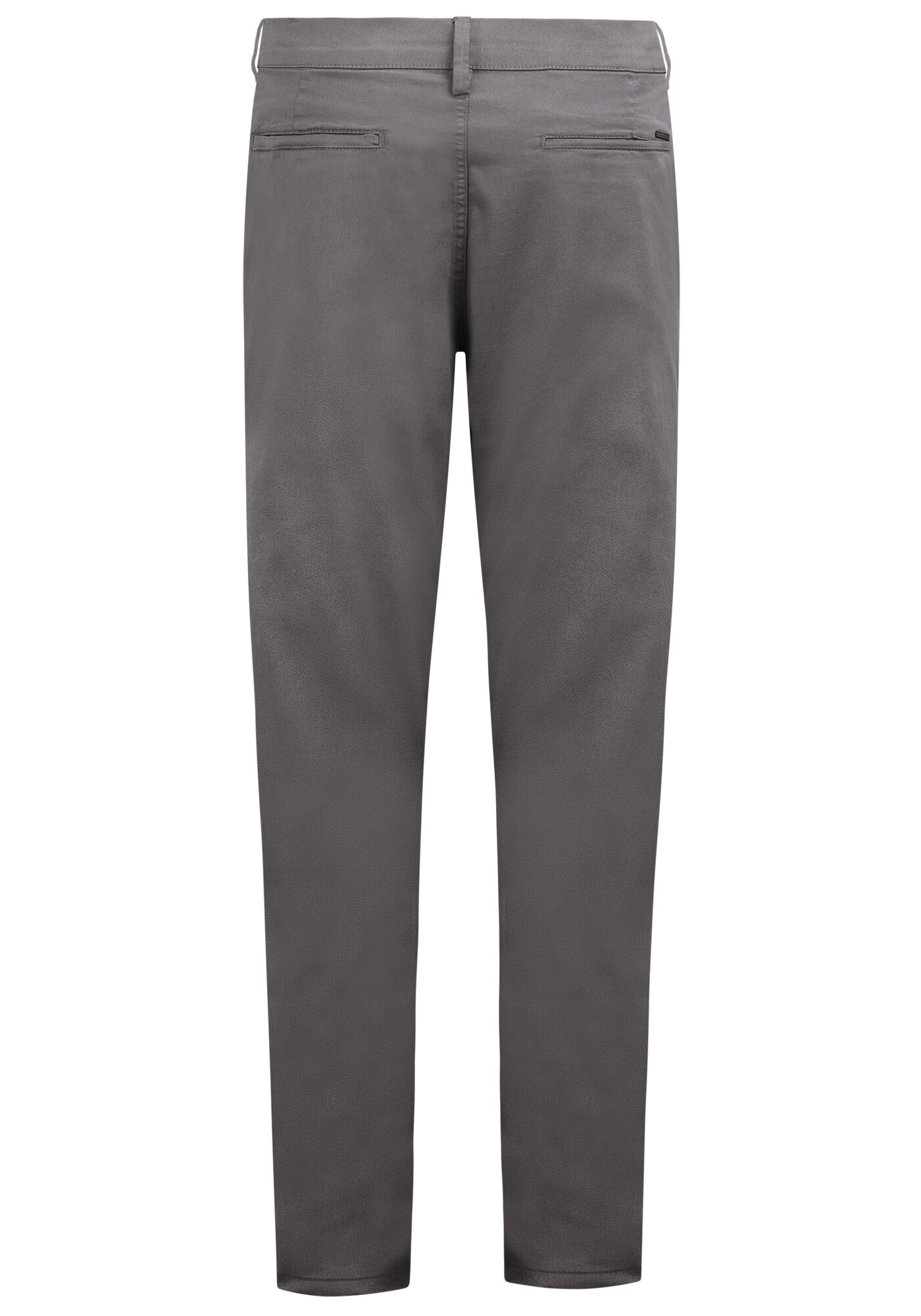 Cal&ccedil;a Slim Turbofan Chino Em Sarja Amaciada, CINZA COUNTRY, large.