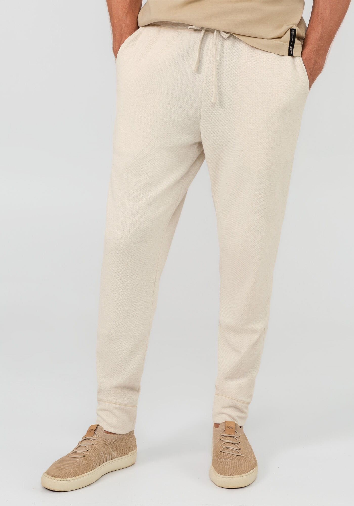 Calça de discount linho masculina bege