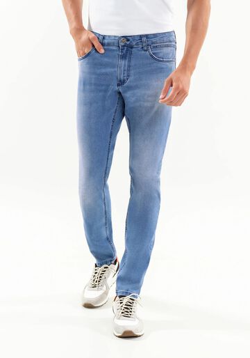 Calça Jeans Masculina Skinny Turbohélice, JEANS, large.