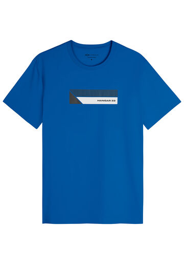 Camiseta Masculina em Malha Cotton Estampada, AZUL OMEGA. Camiseta Masculina em Malha Cotton Estampada, AZUL OMEGA, large.