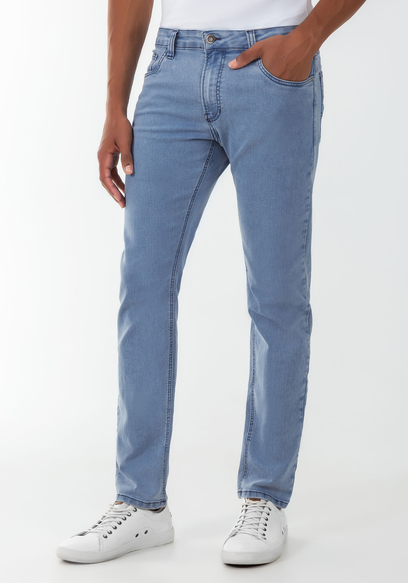 Calca jeans clara masculina clearance