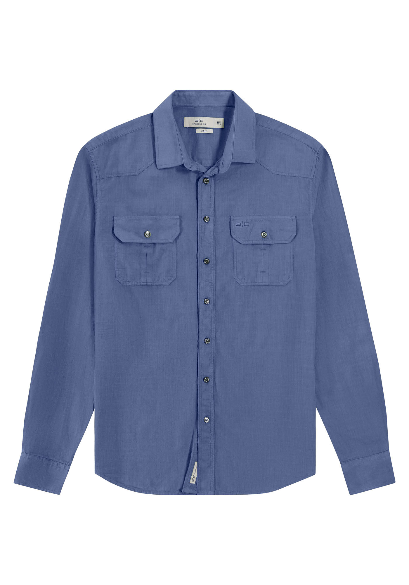 Camisa de botão sales manga longa masculina