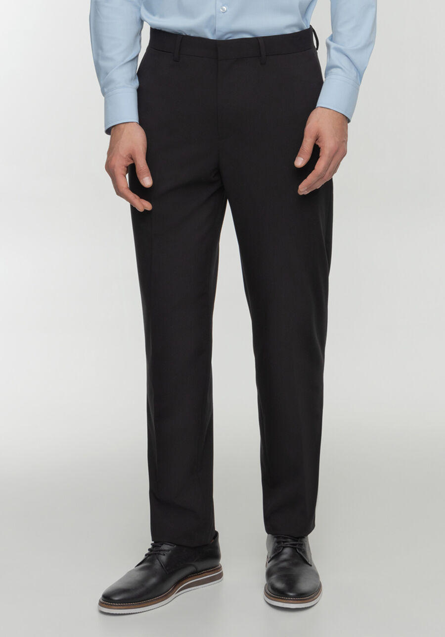 Calça Masculina Com Passantes E Bolsos Funcionais, PRETO REATIVO. Calça Masculina Com Passantes E Bolsos Funcionais, PRETO REATIVO, large.