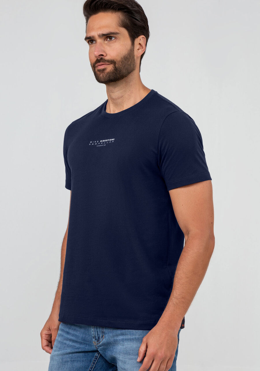 Camisa Masculina em Malha Pima com Manga Curta, MARINHO ACTION. Camisa Masculina em Malha Pima com Manga Curta, MARINHO ACTION, large.