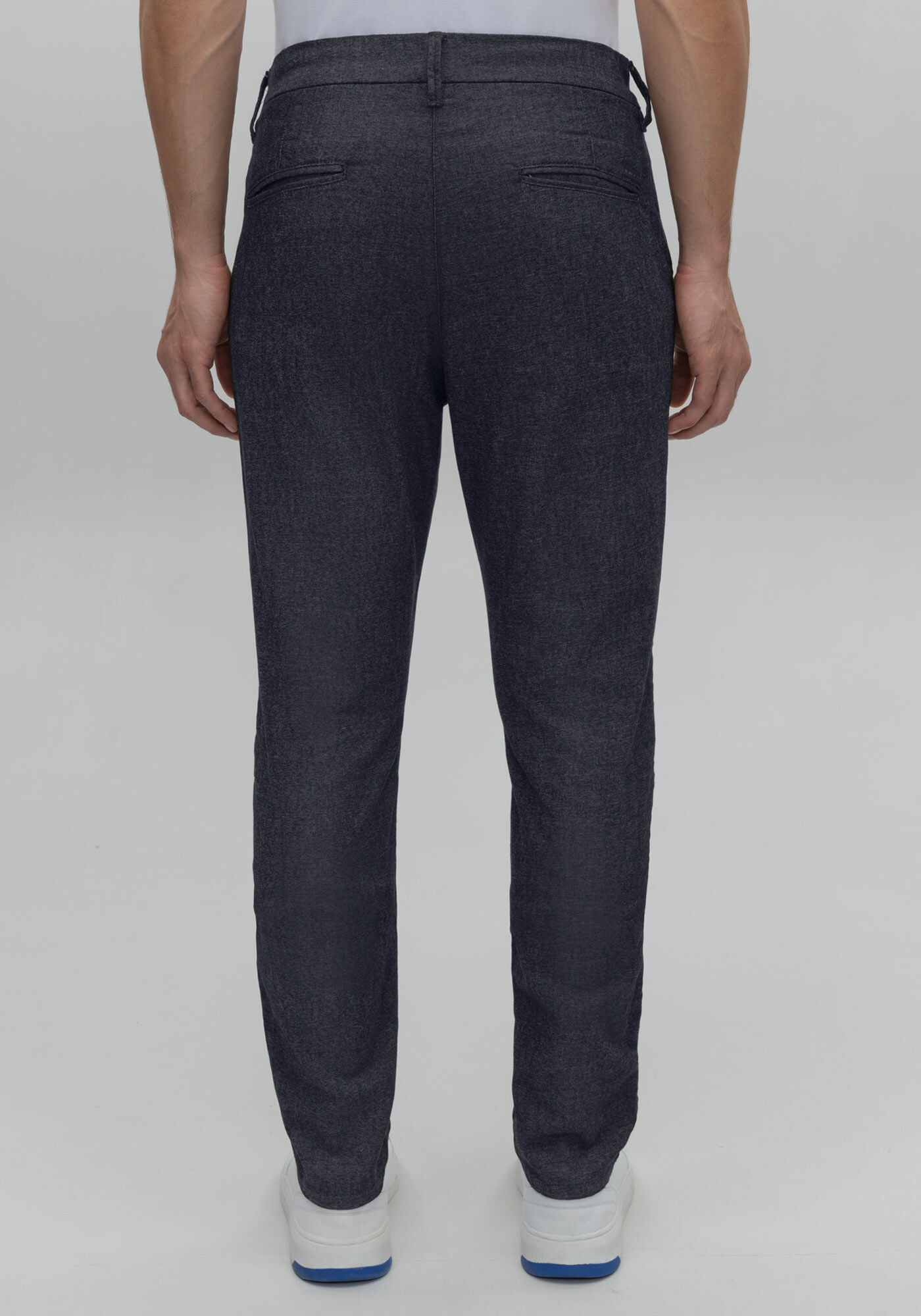 Cal&ccedil;a Chino Slim Turbofan Em Sarja Com Elastano, MARINHO IMPERIO, large.